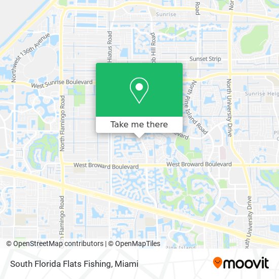 South Florida Flats Fishing map