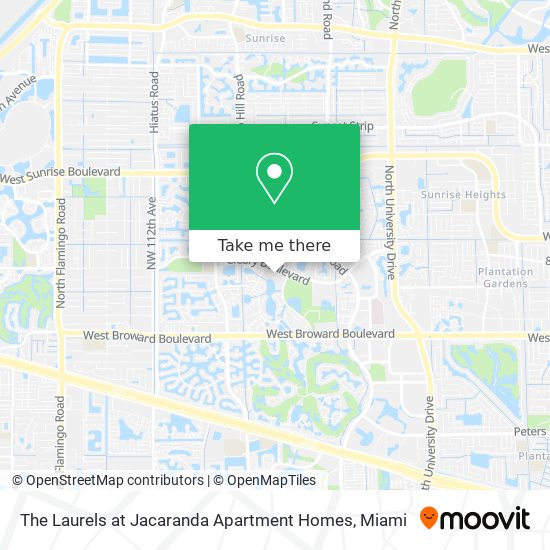 Mapa de The Laurels at Jacaranda Apartment Homes