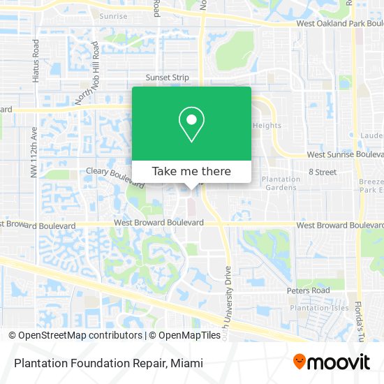 Plantation Foundation Repair map