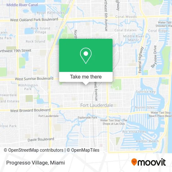 Progresso Village map