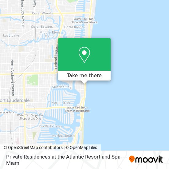 Private Residences at the Atlantic Resort and Spa map