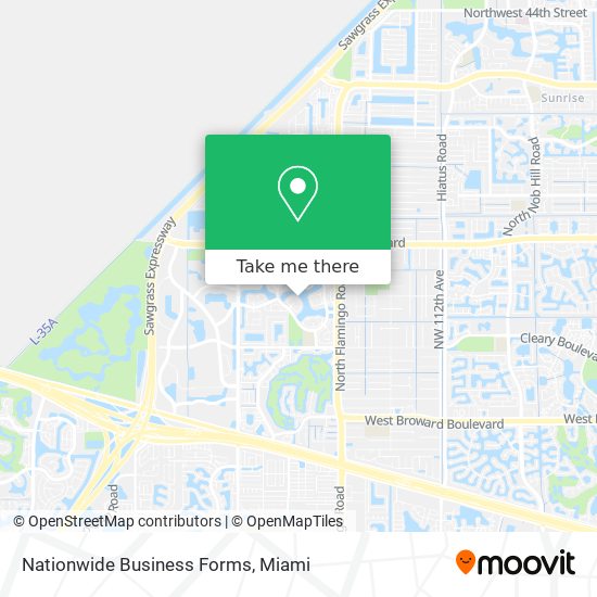 Nationwide Business Forms map