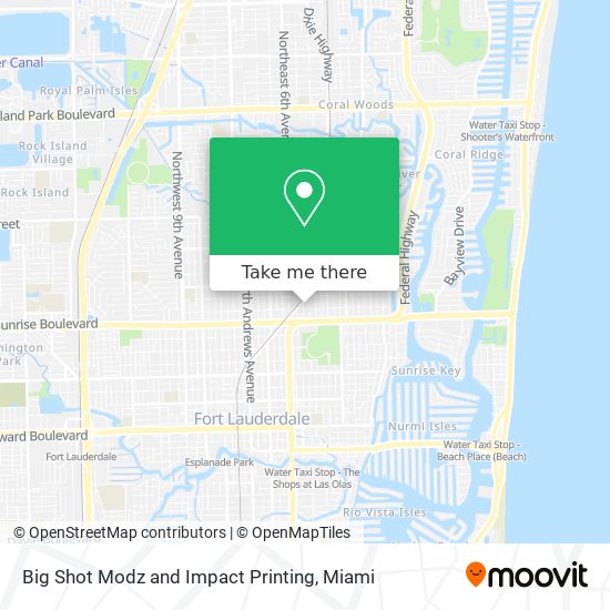 Mapa de Big Shot Modz and Impact Printing