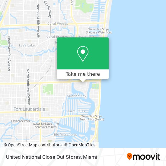 United National Close Out Stores map