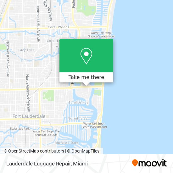 Lauderdale Luggage Repair map