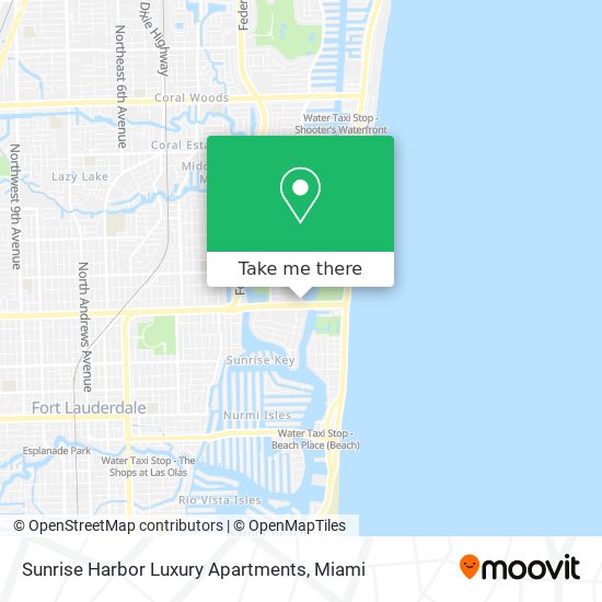 Mapa de Sunrise Harbor Luxury Apartments