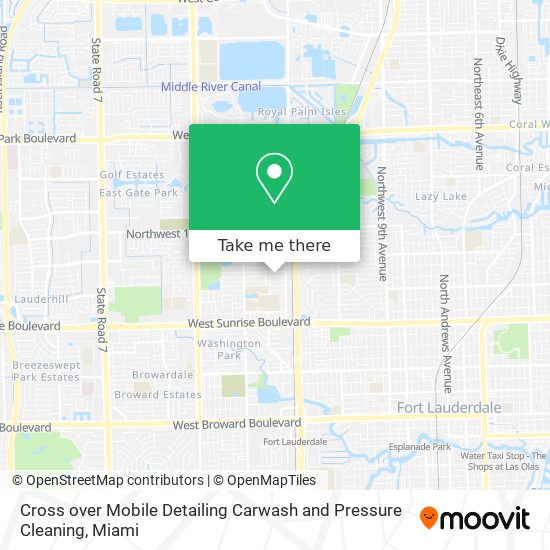 Mapa de Cross over Mobile Detailing Carwash and Pressure Cleaning