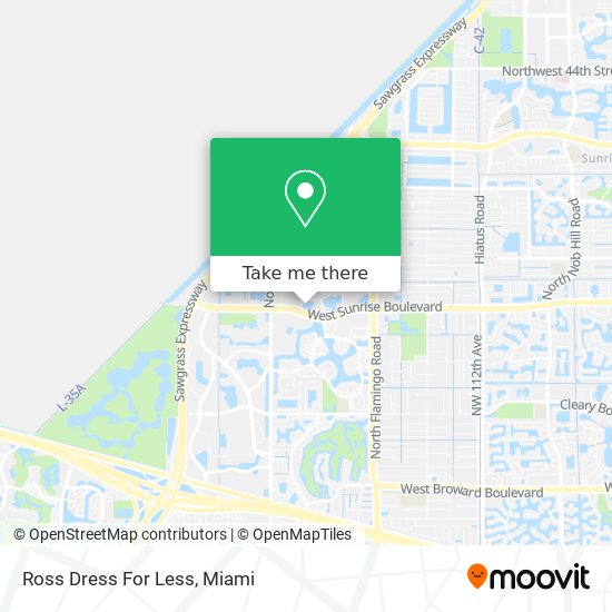 Mapa de Ross Dress For Less