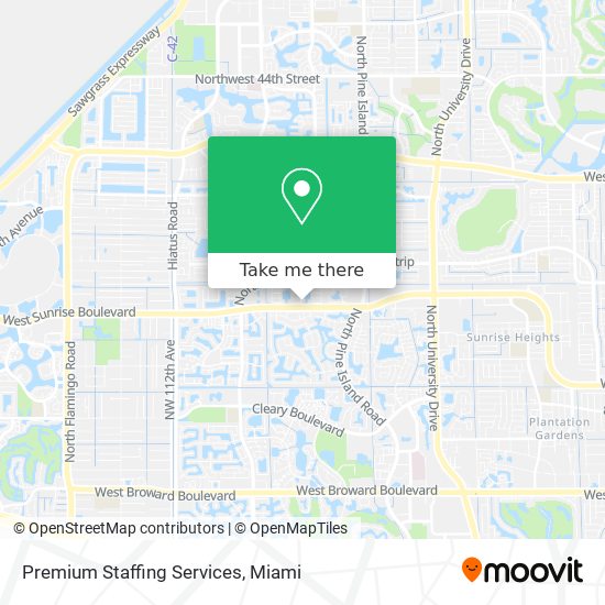 Premium Staffing Services map