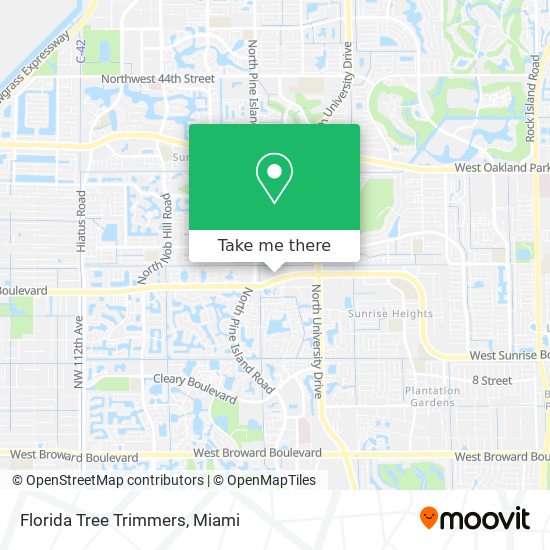 Mapa de Florida Tree Trimmers