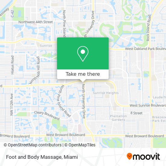 Mapa de Foot and Body Massage