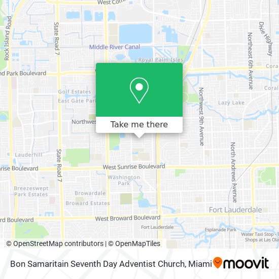 Bon Samaritain Seventh Day Adventist Church map