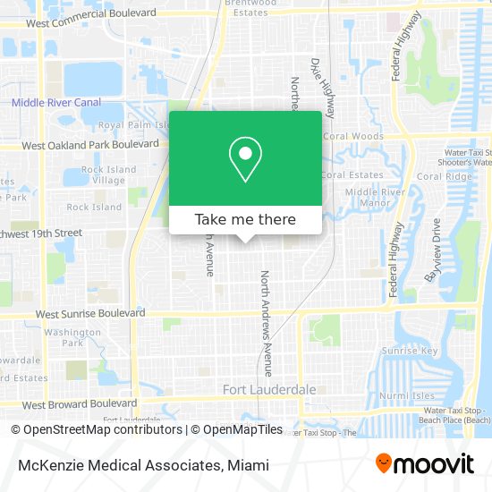 McKenzie Medical Associates map