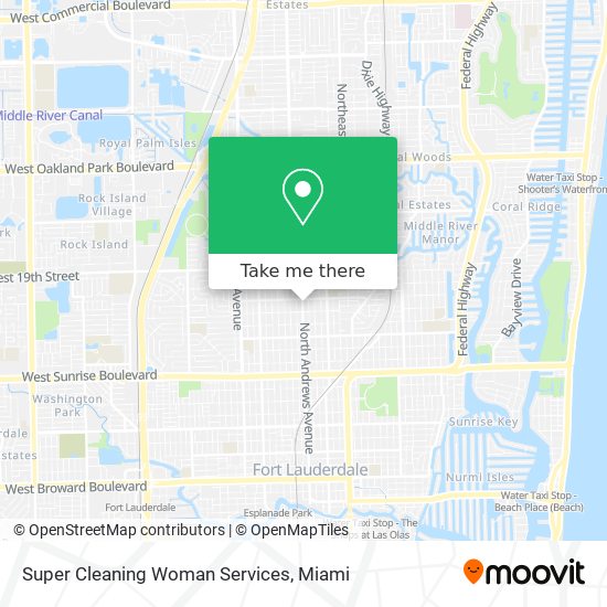 Super Cleaning Woman Services map