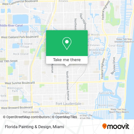 Mapa de Florida Painting & Design