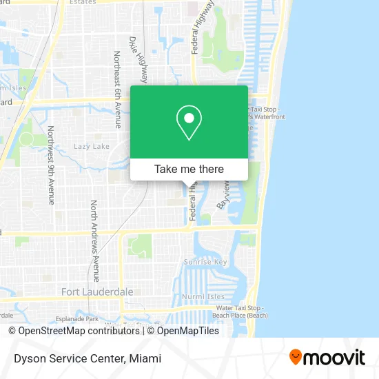 Mapa de Dyson Service Center