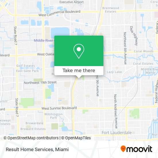 Result Home Services map