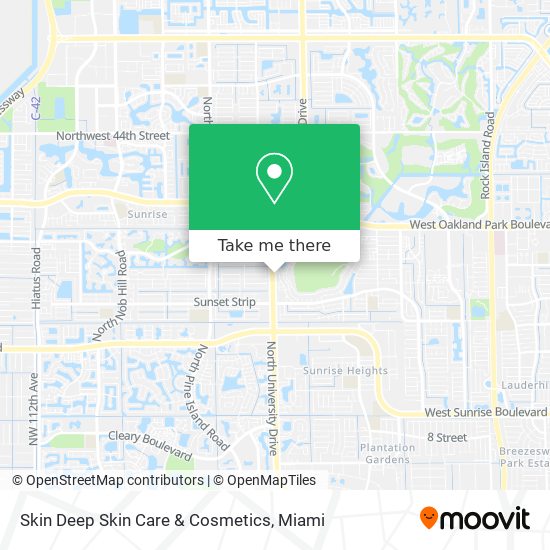 Skin Deep Skin Care & Cosmetics map