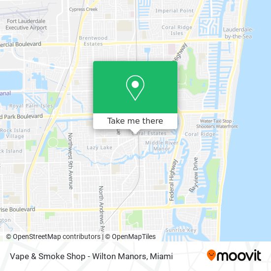 Vape & Smoke Shop - Wilton Manors map