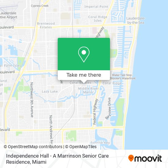 Mapa de Independence Hall - A Marrinson Senior Care Residence