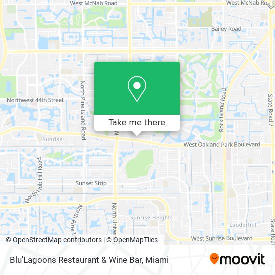 Mapa de Blu'Lagoons Restaurant & Wine Bar