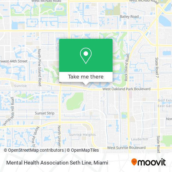 Mapa de Mental Health Association Seth Line