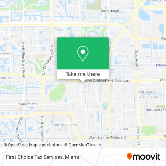 Mapa de First Choice Tax Services