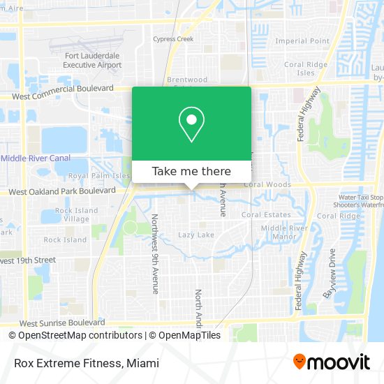 Rox Extreme Fitness map