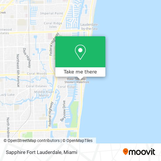 Mapa de Sapphire Fort Lauderdale