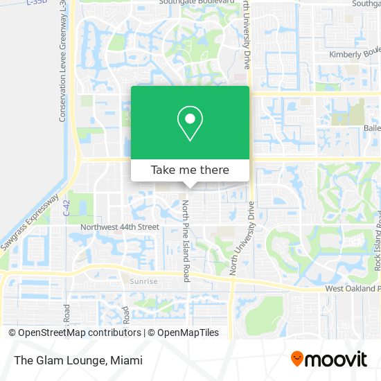 Mapa de The Glam Lounge