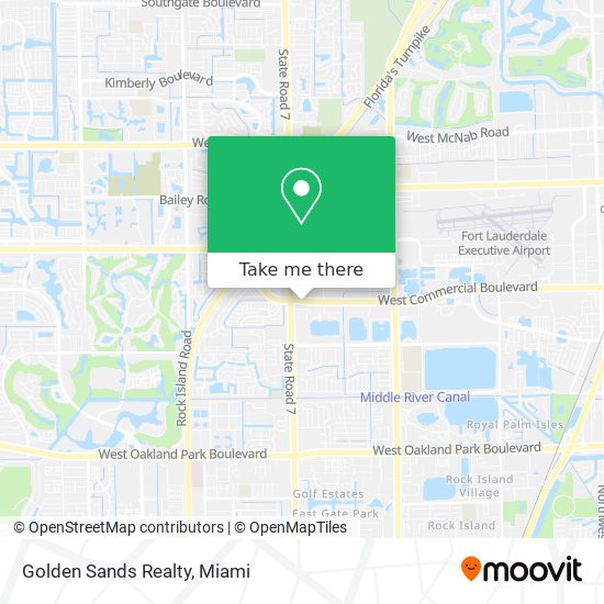 Golden Sands Realty map