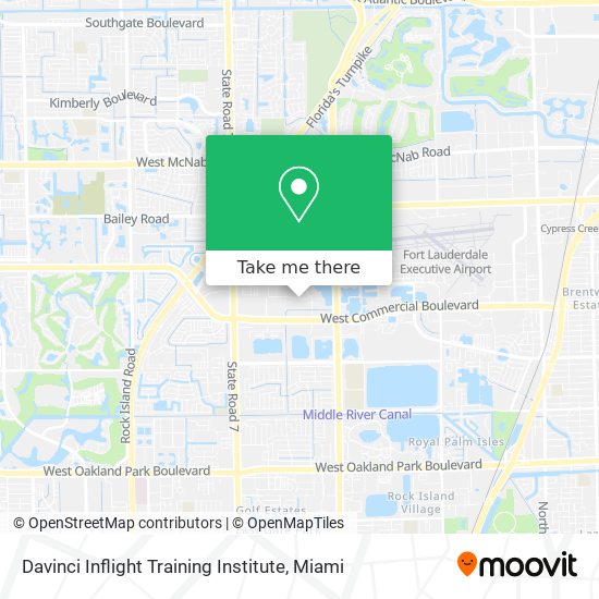 Davinci Inflight Training Institute map