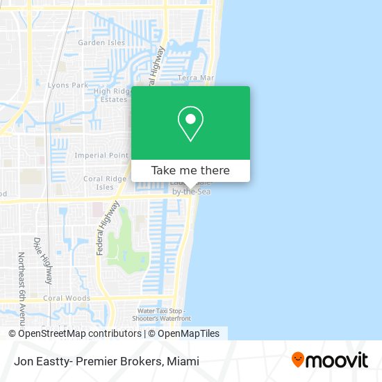 Jon Eastty- Premier Brokers map