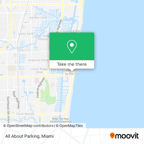 All About Parking map