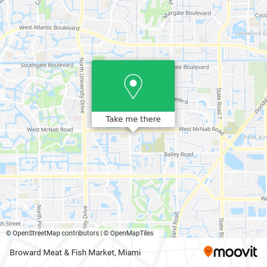 Mapa de Broward Meat & Fish Market