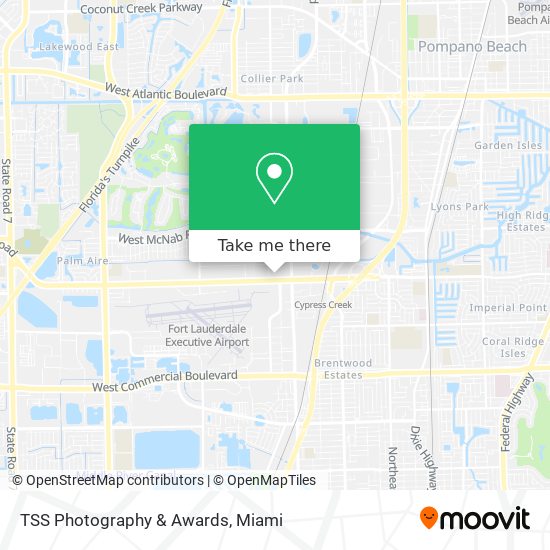 TSS Photography & Awards map