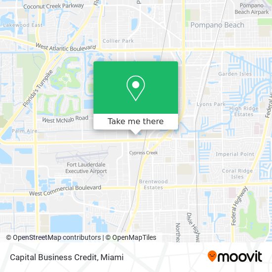 Capital Business Credit map