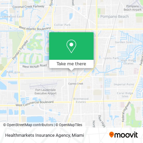 Mapa de Healthmarkets Insurance Agency