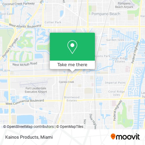 Kainos Products map