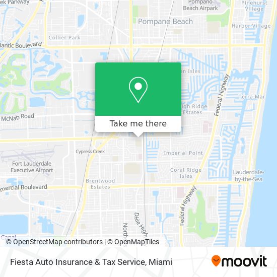 Fiesta Auto Insurance & Tax Service map