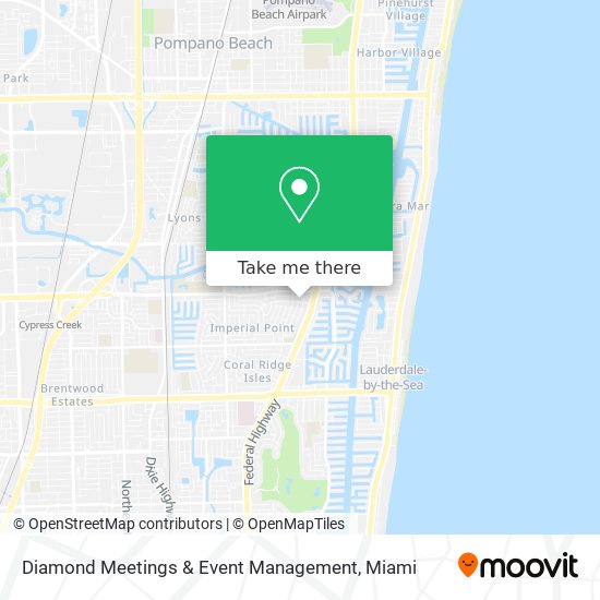 Mapa de Diamond Meetings & Event Management