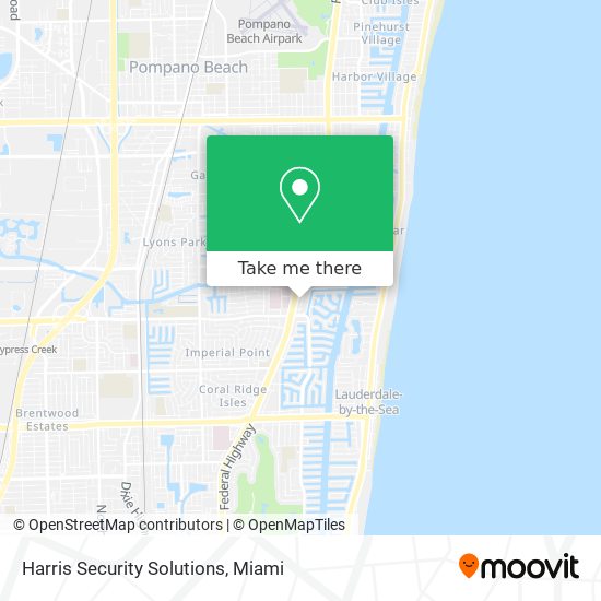 Harris Security Solutions map