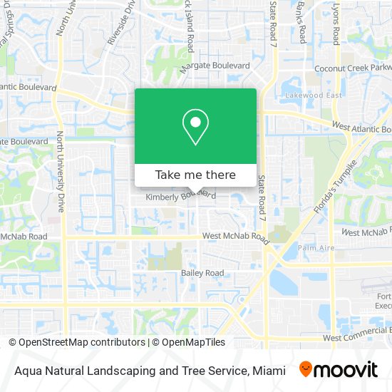 Aqua Natural Landscaping and Tree Service map