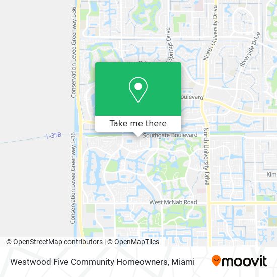 Mapa de Westwood Five Community Homeowners