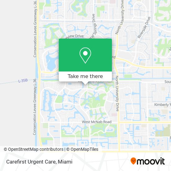 Carefirst Urgent Care map