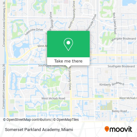 Somerset Parkland Academy map