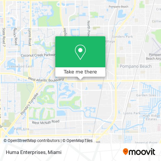 Huma Enterprises map