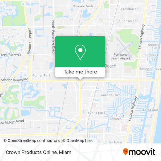 Mapa de Crown Products Online