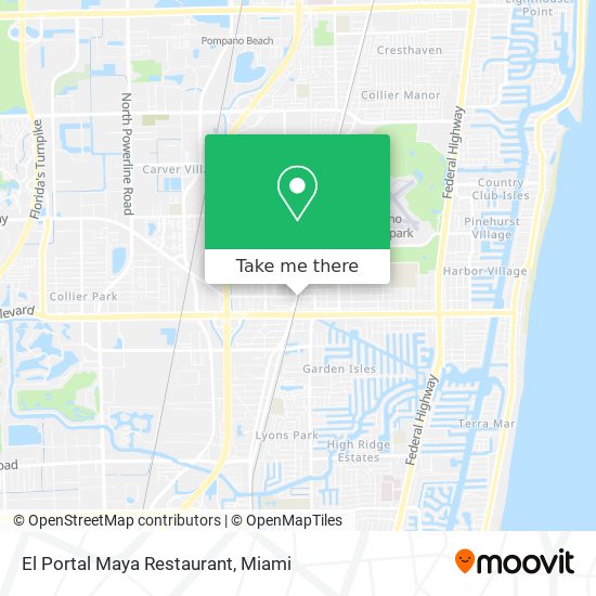 El Portal Maya Restaurant map