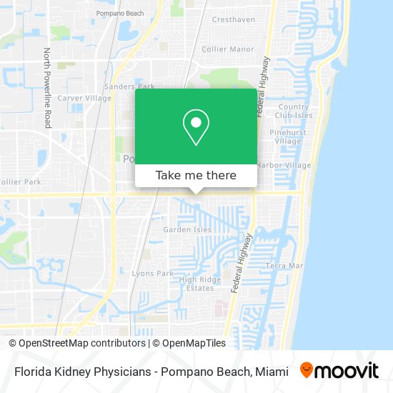 Florida Kidney Physicians - Pompano Beach map